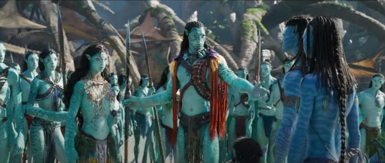 Screenshot del trailer de Avatar 2 en Youtube